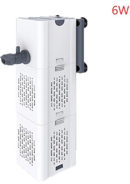 6W Tarzı Akvaryum Filtre Pompası 4ü 1 Arada Balık Tankı Daldırma Hava Oksijen Iç Pompası Akvaryum Hava Pompası Dalga Pompası Akvaryum Powerhead Pompası (Yurt Dışından)