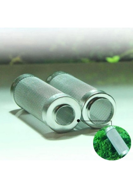16MM Tarzı Ev Akvaryum Filtresi Paslanmaz Çelik Giriş Kılıfı Özel Silindir Filtre Ağı Shrimp Net Koruma Balık Tankı Süzgeci Giriş Girişi Koruyucu Akvaryum Malzemeleri (Yurt Dışından) fiyatları