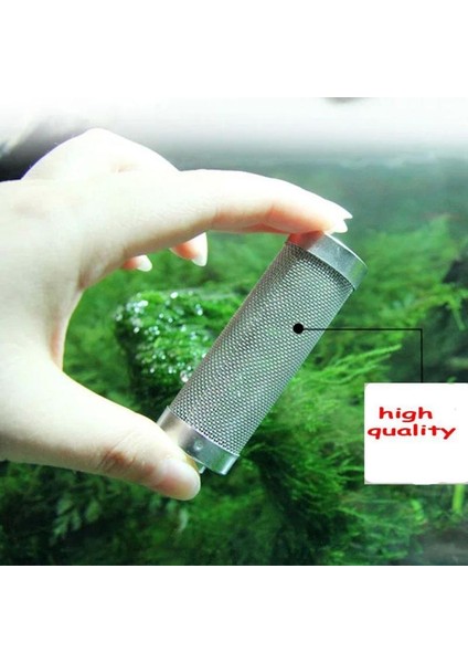 16MM Tarzı Ev Akvaryum Filtresi Paslanmaz Çelik Giriş Kılıfı Özel Silindir Filtre Ağı Shrimp Net Koruma Balık Tankı Süzgeci Giriş Girişi Koruyucu Akvaryum Malzemeleri (Yurt Dışından) modelleri