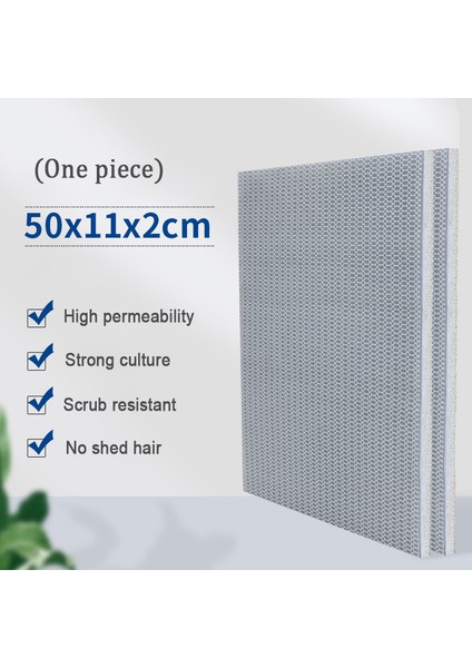 Gri Tarzı 50X11X2CM Akvaryum Filtresi 6d Filtre Pamuk Balığı Tankı Filtre Süngeri Akvaryum Aksesuarları Su Filtresi Filtre Malzemesi Su Arıtıcısı (Yurt Dışından)