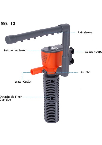 XL777 Stili 3ü1 Arıtma Sistemi Akvaryum Filtresi Sessiz Balık Tankı Iç Filtre Pompa Hava Oksijen Su Dolaşımı Için Ev Balık/kaplumbağa Tankı (Yurt Dışından) fırsatları