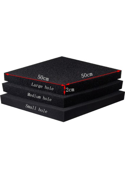 L Gözenek (30 Ppi) Stili 50X50X5CM 35 cm Siyah Filtrasyon Köpük Biyokimyasal Pamuk Filtre Akvaryum Balık Tankı Gölet Köpük Sünger Filtre Uzun Kullanım Süresi (Yurt Dışından)
