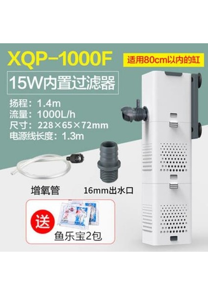 15W 80CM Tank Stili Için Akvaryum Filtre Pompa 4ü 1 Arada Balık Tankı Daldırma Hava Oksijen Iç Pompa Akvaryum Hava Pompası Dalga Pompa Akvaryum Powerhead Pompa (Yurt Dışından)