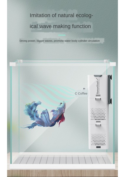 15W 80CM Tank Stili Için Akvaryum Filtre Pompa 4ü 1 Arada Balık Tankı Daldırma Hava Oksijen Iç Pompa Akvaryum Hava Pompası Dalga Pompa Akvaryum Powerhead Pompa (Yurt Dışından) modelleri