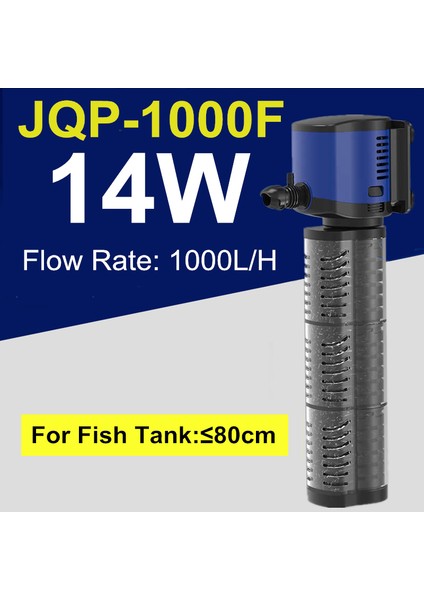 14W Tarzı Ingiltere Fişi 3ü 1 Arada Dalgıc Akvaryum Filtresi Sessiz Sunsun Balık Tankı Su Pompası Iç Filtre Dalga Yapıcı Sünger Filtre Hava Pompası 220V (Yurt Dışından)