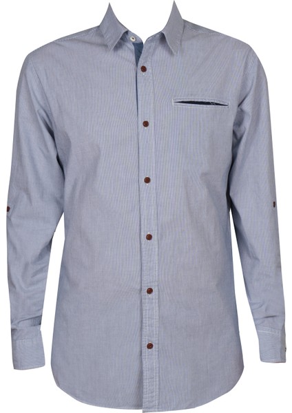 Erkek Gömlek 12139428-VINTAGE-INDIGO