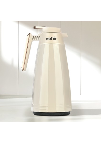 Nihal Termos 1,5 Litre Krem Rose