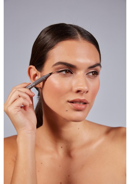 Uzun Süre Kalıcı, Suya Dayanıklı ve Yumuşak Uçlu Siyah Göz Kalemi - Inkliner Eyeliner Black