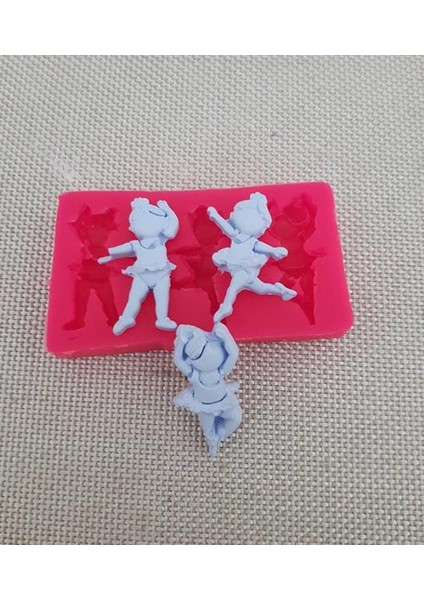 3'lü Dansçı Kızlar Sabun Kalıbı ve Kokulu Taş Kalıbı