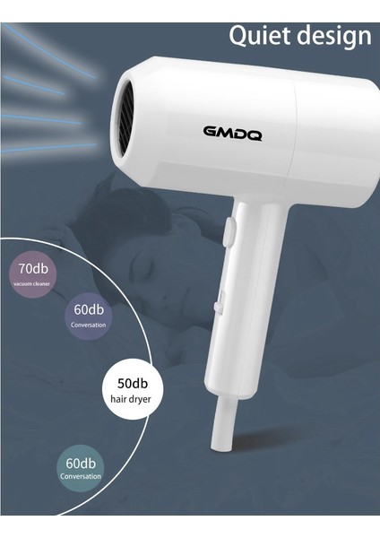 Gmdq Sıcak ve Soğuk Rüzgar Üfleme Saç Kurutma Makinesi Elektrikli Duvara Montaj Banyo Otel Negatif Iyon Üfleyici USB Braketi ile Siyah Ab Tak (Yurt Dışından) fırsatları