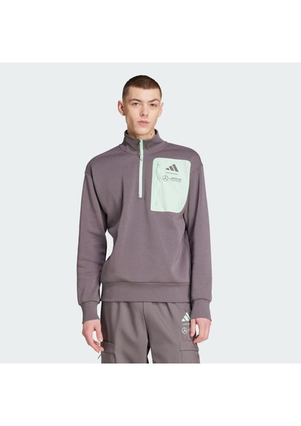 Performance JY3076 Mercedes - AMG Petronas Formula One Team Premium Woven Fleece Top