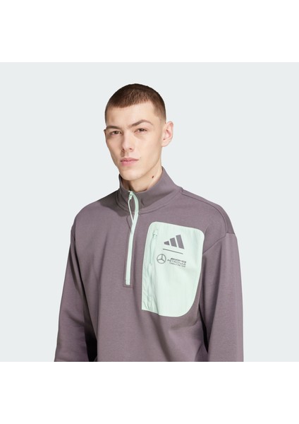 Performance JY3076 Mercedes - AMG Petronas Formula One Team Premium Woven Fleece Top