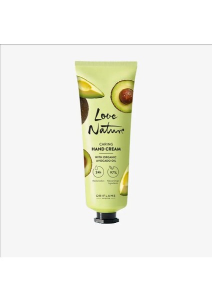 Love Nature Avokado Yağı İçeren Besleyici El Kremi