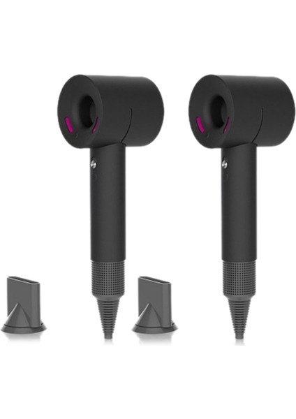 Dyson Süpersonik Saç Kurutma Makinesi Için 2x Siyah Yumuşak Silikon Koruyucu Kapak, 360 Tam Koruma Şarj Kılıfı (Yurt Dışından)
