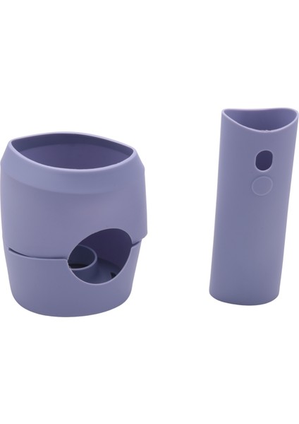 Dyson Süpersonik Saç Kurutma Makinesi Için Mor Yumuşak Silikon Koruyucu Kapak, Dyson Blower Kapak Cilt Için 360 Tam Koruma Şarj Kılıfı (Yurt Dışından)