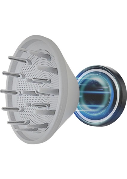 LF03/SE Için Uygundur Laifen Yükseltilmiş Versiyon Difüzyon Perma Kıvırma Hava Nozulu Aksesuarları Metal Askı Gümüş Gri (Yurt Dışından)