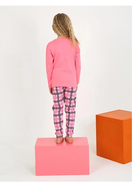 Kız Çocuk Uzun Kollu %100 Pamuklu Düğmeli Pijama Takımı 10/15 Yaş modelleri