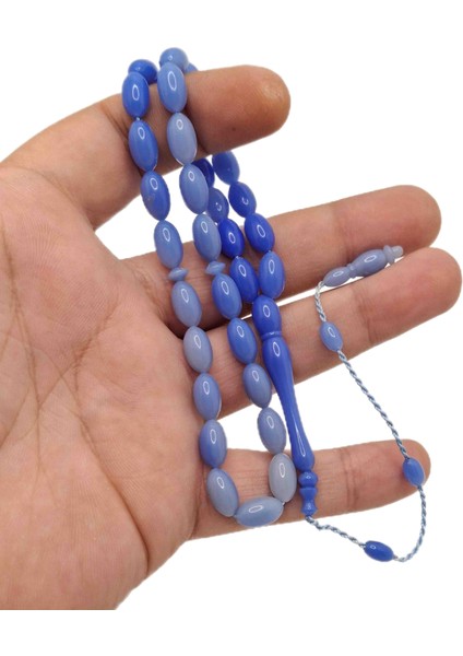 Mavi Renk Termal Isı Ile Renk Değişen Tesbih