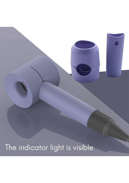 Saç Kurutma Makinesi Kılıfı Dyson Yumuşak Silikon Jel Taşınabilir Toz Geçirmez Blower Koruyucu Cilt Kapak Süpersonik Saç Kurutma Makinesi Için Gri Mor (Yurt Dışından) fiyatları