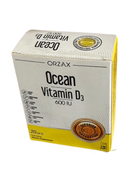Ocean Vıtamın D3 600Iu Sprey 20 Ml