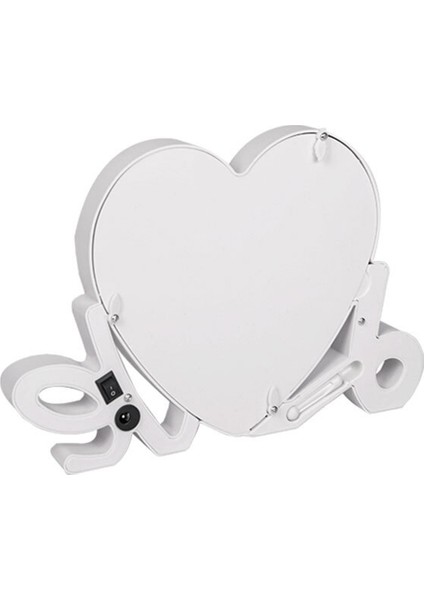 Beyaz LED Işıklı Love Fotoğraflı Sihirli Ayna fiyatları