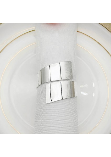 12 Adet Peçete Halkası, Daire Peçete Tutucu Düğün Noel Partisi Yemeği Masa Dekor Gümüş (Yurt Dışından) indirimleri