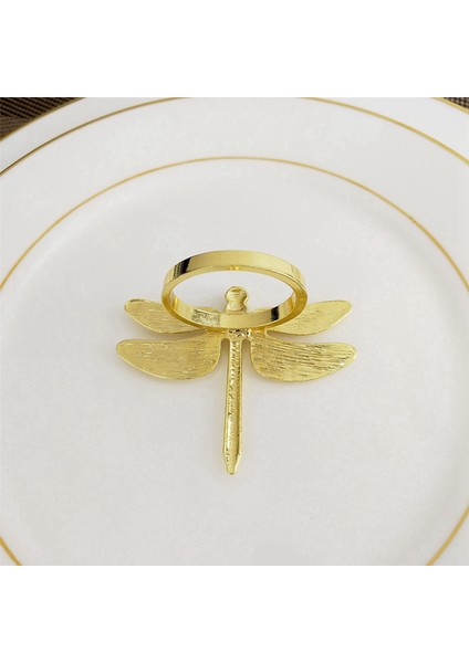 18 Adet Yusufçuk Peçete Halkası Gümüş Dıy Otel Düğün Ziyafet Masa Ekran Metal Peçete Toka Noel Dekorasyon (Yurt Dışından) fiyatları