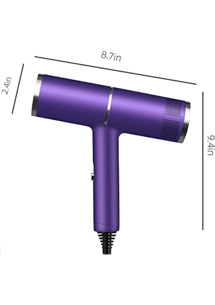 Us Plug, Iyonik Saç Kurutma Makinesi, Difüzörlü Saç Kurutma Makinesi, Normal Kıvırcık Saçlar Için Negatif Iyonik Seyahat Saç Kurutma Makinesi Hızlı Kurutma (Yurt Dışından)