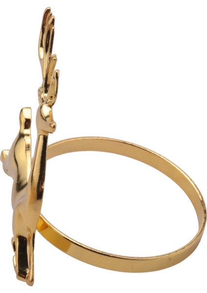 72 Adet Noel Elk Geyik Peçete Halkaları Altın Alaşımlı Peçete Toka Peçete Halkası Tutucu Otel Restoran Masa Dekorasyon (Yurt Dışından) fırsatları