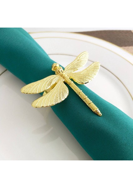 12 Adet Yusufçuk Peçete Halkası Gümüş Dıy Otel Düğün Ziyafet Masa Ekran Metal Peçete Toka Noel Dekorasyon (Yurt Dışından) modelleri