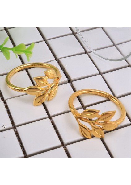 24 Adet/grup Otel Peçete Halkası Peçete Tutucu Sonbahar Yaprakları Peçete Toka Noel Düğün Parti Altın Peçete (Yurt Dışından) fırsatları