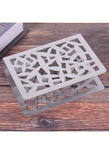 6x Peçete Tutucu Paslanmaz Çelik Masa Peçete Tutucu Kağıt Havlu Askısı Metal Dik Peçete Tutucu (Yurt Dışından)