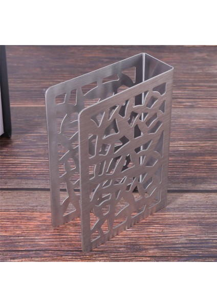 4x Peçete Tutucu Paslanmaz Çelik Masa Peçete Tutucu Kağıt Havlu Askısı Metal Dik Peçete Tutucu (Yurt Dışından)