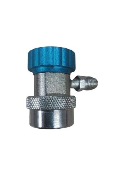 QC-18L R-134A Araç Gaz Şarj Vanası Alçak Basınç Mavi Üstten Oto Jak