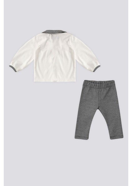 Krem Üst Çıtçıtlı Bebek 2'li Takım fırsatları