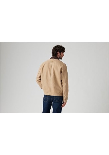 Full-Zip Mechanics Ceket Mont
