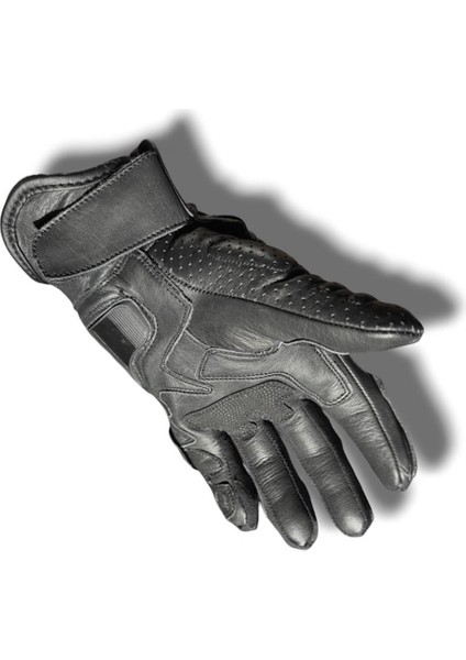 Black Mamba Deri Cordura 3 Mevsim Motosiklet Eldiveni fırsatları