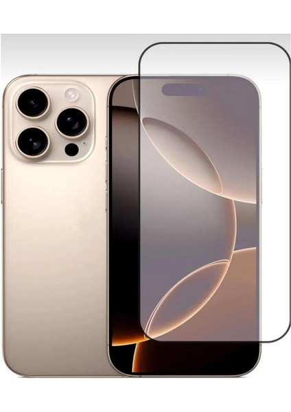 Apple iPhone 16 Pro Max Uyumlu 3D Seramik Anti-Statik Ekran Koruyucu 9h