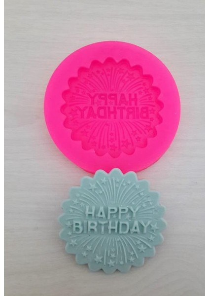 Ipek Hobi Happy Birthday (Iyi Ki Doğdun) Sabun Kalıbı ve Kokulu Taş Kalıbı