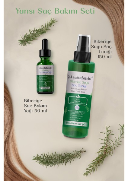 Biberiye Saç Bakım Seti Yansı - Yıpranmış Saçlar Için Güçlendirici Biberiye Saç Bakım Serumu ( E-Vitaminli) 50 Ml + Biberiye Saç Toniği 150 ml modelleri