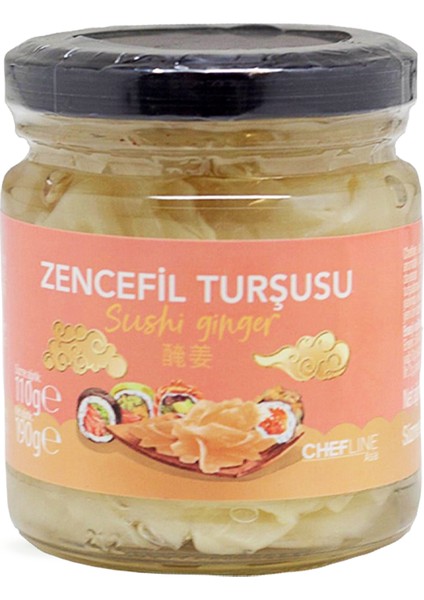 G.shoga Kavanoz (Zencefil Turşu) Chefline As 190 gr