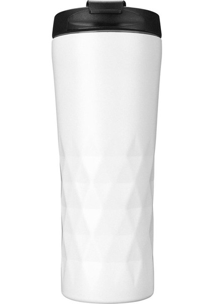 S-Link SL-TM1972B Mat Beyaz 500 ml Iç 304 Dış 201 Paslanmaz Çelik Termos Kupa