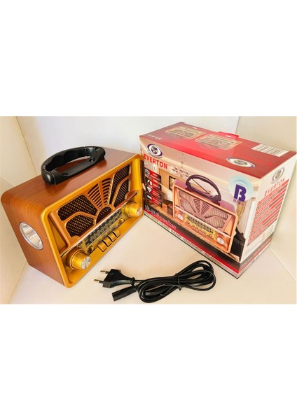 RT-811 Bluetooth-USB-SD-FM Nostaljik Radyo El Feneri Özellikli