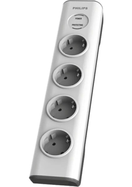 PHILIPS SPN7040WA/62 AKIM KORUMALI PRİZ 600J 4'LÜ - 2M