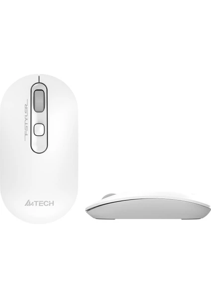 FG20 Nano Alıcı Kablosuz Optik 2000DPI Enerji Korumalı Kompakt Mouse - Beyaz