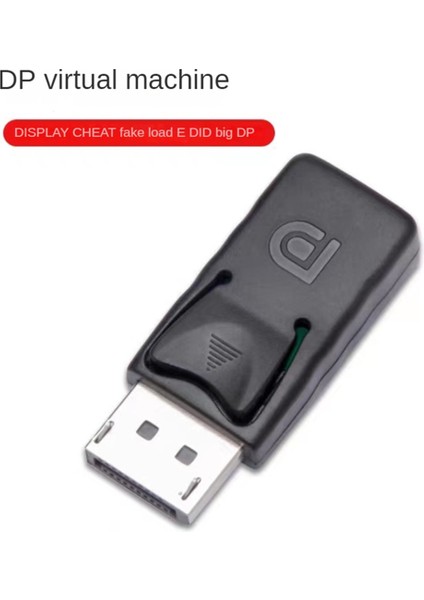 1 Adet 4K Displayport Sahte Fiş Sanal Ekran Adaptörü Edıd Emülatörü (Yurt Dışından)