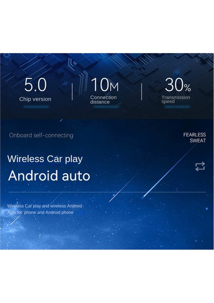 2'si 1 Arada Carplay Box Araba Android Akıllı Kutu Kablosuz Adaptörü Araba Adaptörü (Yurt Dışından)