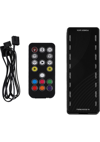 Pwm&argb Kasa Fanı Hub Ayırıcı Argb Adaptörü Pwm Argb Soğutma Fanı Hub (Yurt Dışından)