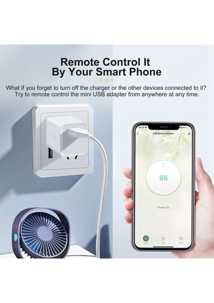 Tuya Akıllı 5V 2A Wifi USB Güç Adaptörü Yandex Alexa Hey (Yurt Dışından)