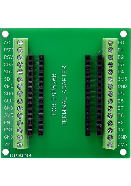 ESP8266 Breakout Kartı ESP8266 Genişleme Kartı Gpıo 1'den 2'ye (Yurt Dışından)